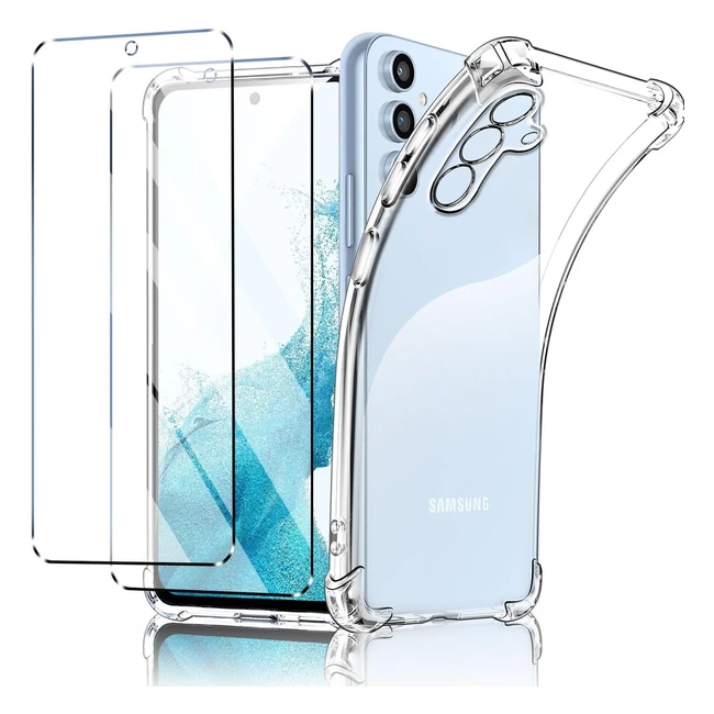Cover Samsung Galaxy A54 5G - Protezione Schermo in Vetro Temperato - Morbida Custodia in Silicone TPU