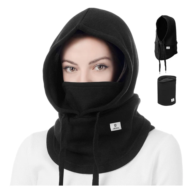 Comiano Balaclava Cagoules Doux Réchauffeur Coupe-vent pour le Visage