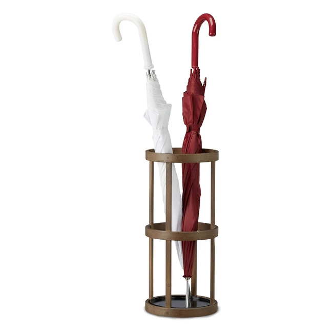 Porte-parapluies en bambou design naturel - Relaxdays