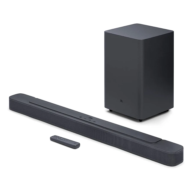 JBL Bar 21 Deep Bass MK2 - 21-Kanal Soundbar mit kabellosem Subwoofer für Heimkino Soundsystem - Schwarz