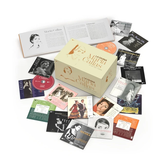 Maria Callas: Die Göttliche in all ihren Rollen (Deluxe Edition) 131 CDs, 3 Blu-rays, 1 DVD