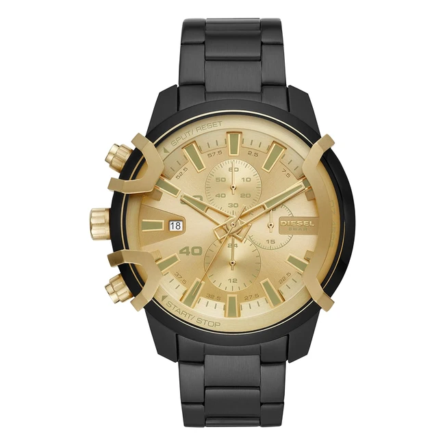 Reloj Diesel DZ4525 Unisex - Cronógrafo de Cuarzo, Correa de Acero Inoxidable