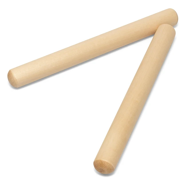 Claves en bois naturel Tiger CLA7NT - Son amplifié - Instrument de haute qualité