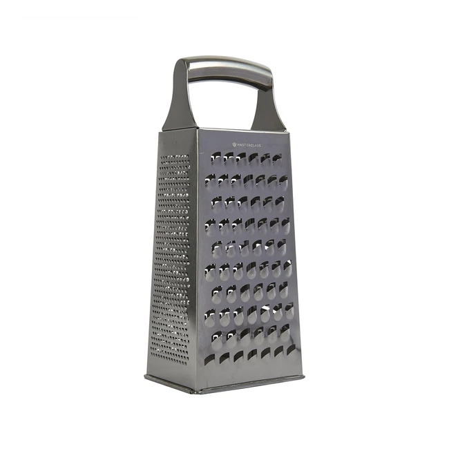 Grattugia Masterclass con Contenitore e Manico in Acciaio Inossidabile 24 cm - A