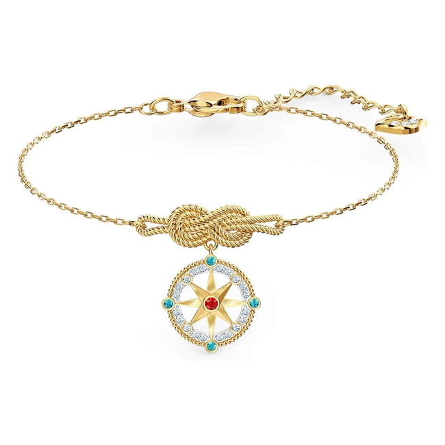 Braccialetto Swarovski Ocean Adventure Placcato Oro - Spedizione Gratuita