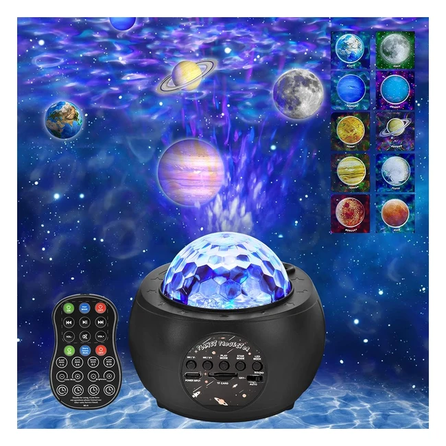 Proyector Estrellas Rovlak - Bluetooth, Control Remoto, Temporizador