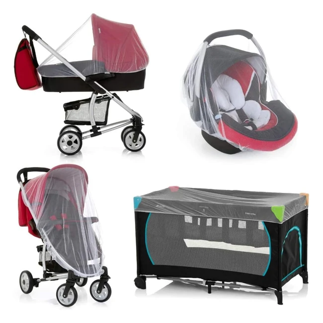 Zanzariera Passeggino Universale Bambini - Protezione da Vespe e Zanzare