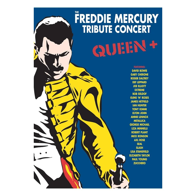 Queen - The Freddie Mercury Tribute Concert 3 DVDs - Referenznummer XXX - Liv