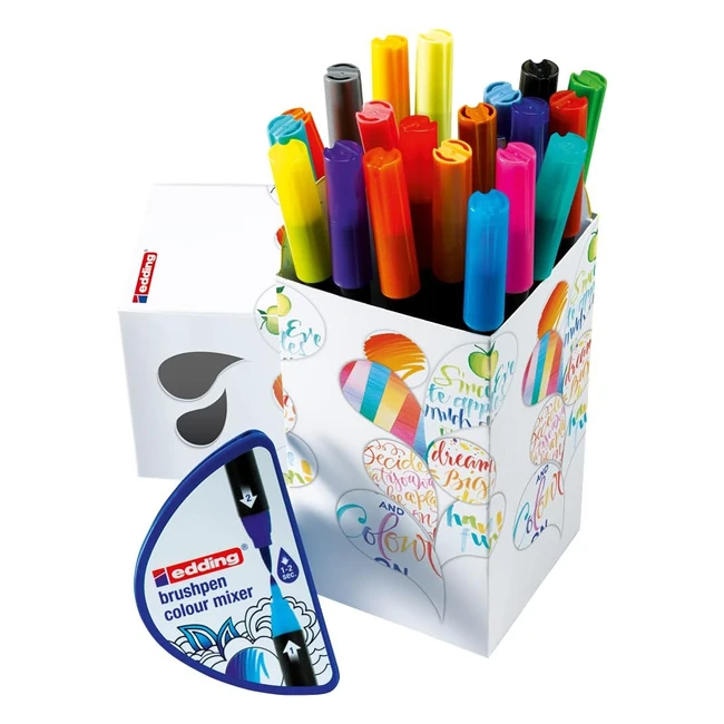 edding colour happy big box - Juego grande de 20 - Mezclador de colores graduale