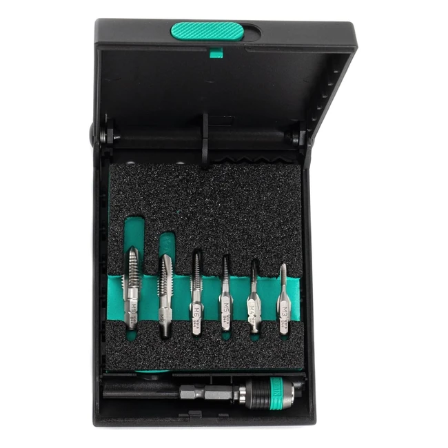 Juego de Puntas Macho de Roscar Wera051046540018447 - Ideal para Reparación y Montaje