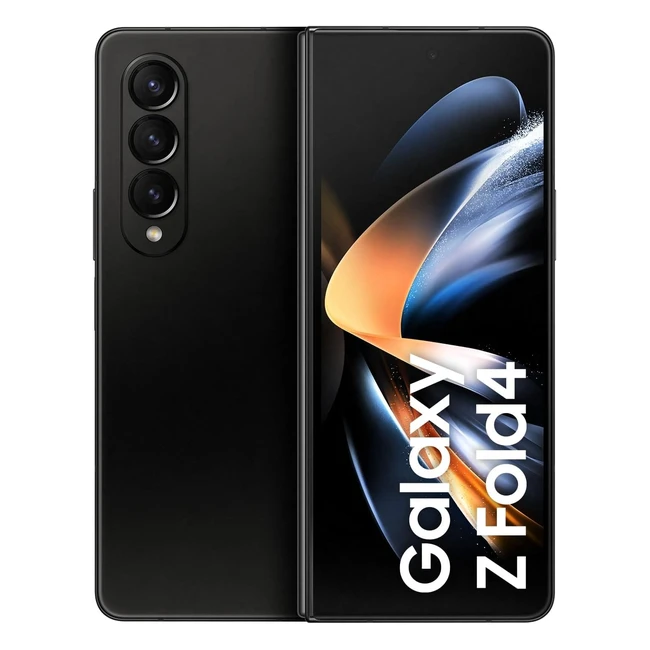 Samsung Galaxy Z Fold4 5G Mobiltelefon ohne Simkarte Android Klappsmartphone 512 GB Phantom Black