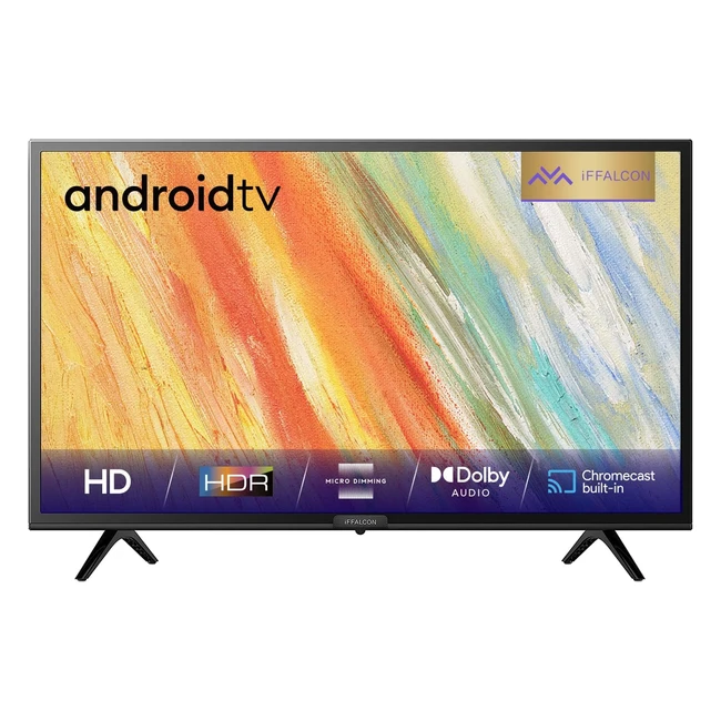 iffalcon iff32s52k 32 inch Smart TV - HD Android TV with HDR, Micro Dimming, Dolby Audio, Google Assistant, Chromecast & Google Play Store