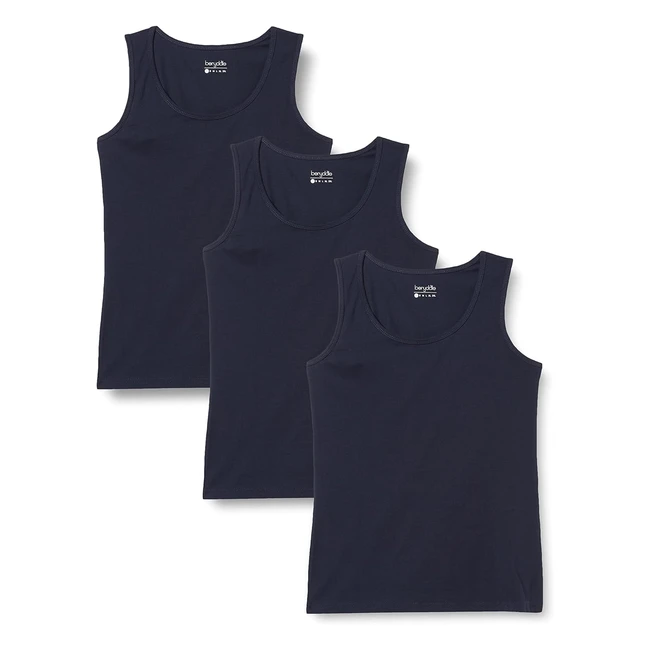 Débardeur sans manches Berydale femmes bleu foncé lot de 3 XL - Livraison gratuite