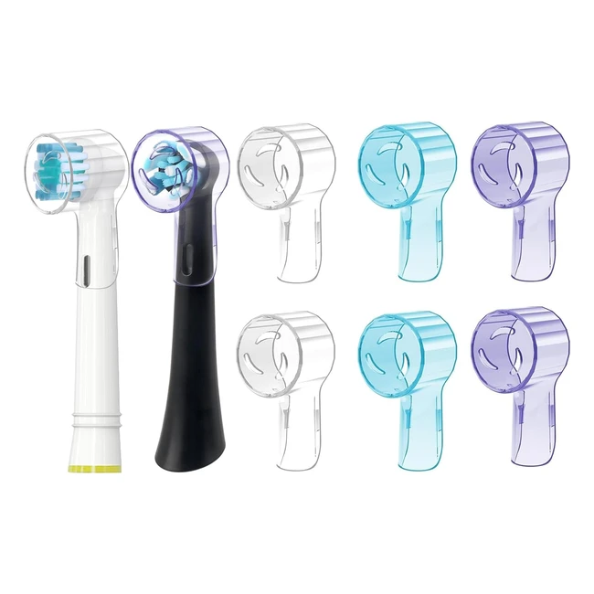 Capuchon de protection brossette de rechange Orale B IO Série - Idéal pour les voyages et une meilleure santé bucco-dentaire