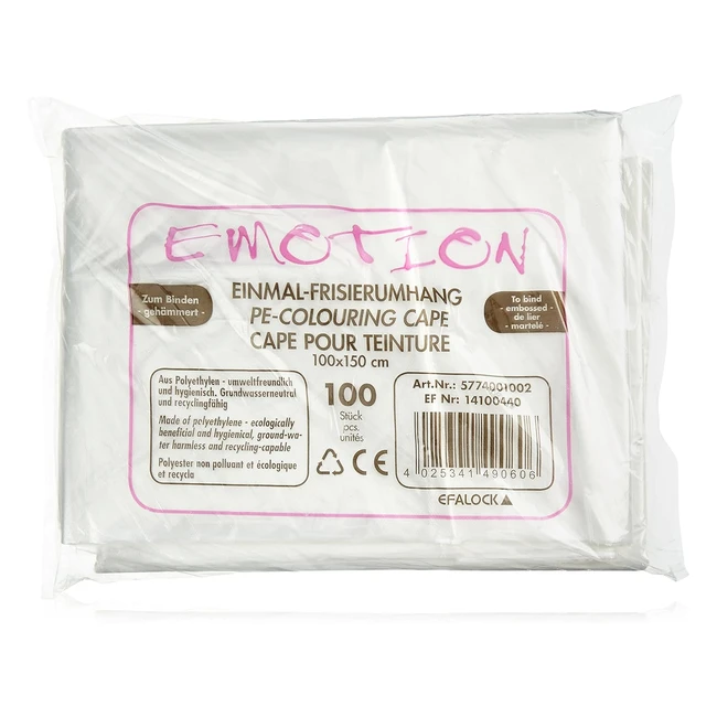 Mantelline da Parrucchiere Monouso - Efalock, Confezione 100pz