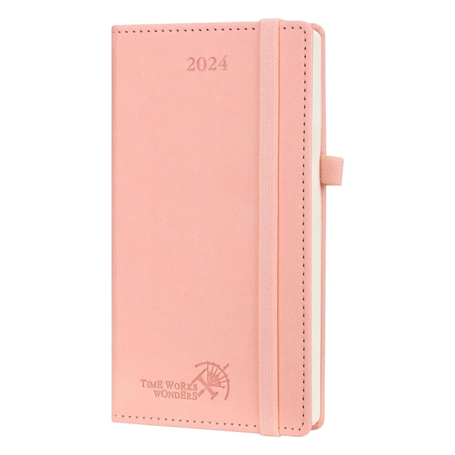 Agenda de poche 2024 semainier 165 x 9 cm - Poprun