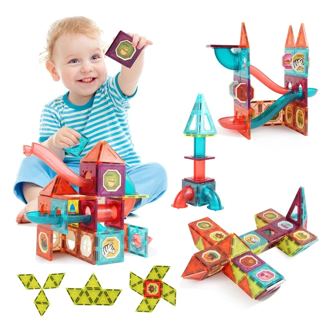 Juguetes de Bloques Magnéticos 3D - 111 Piezas - Para Niños y Niñas de 5 años en adelante