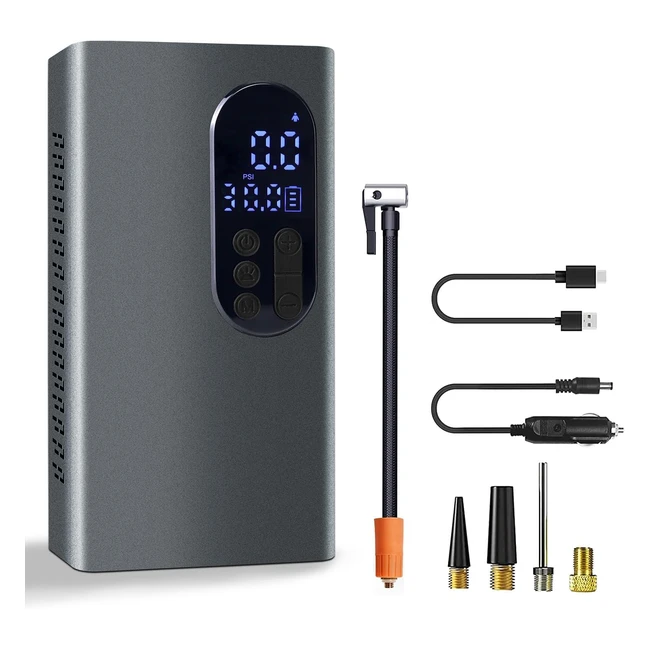 Pompe à Air Électrique Verozza 6000mAh Mini - Gonfleur Pneus Sans Fil