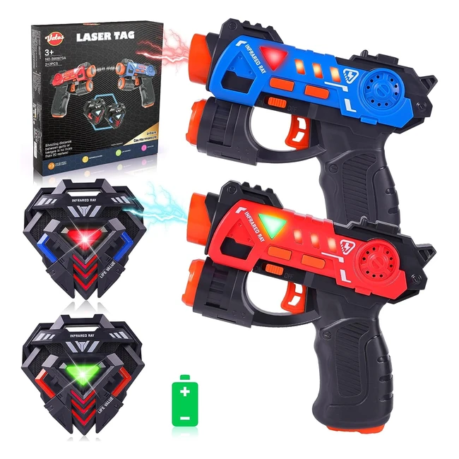 Vatos Laser Tag Guns Set 2 Pack - Gioco di Tag Laser per Bambini - IndoorOutdoo