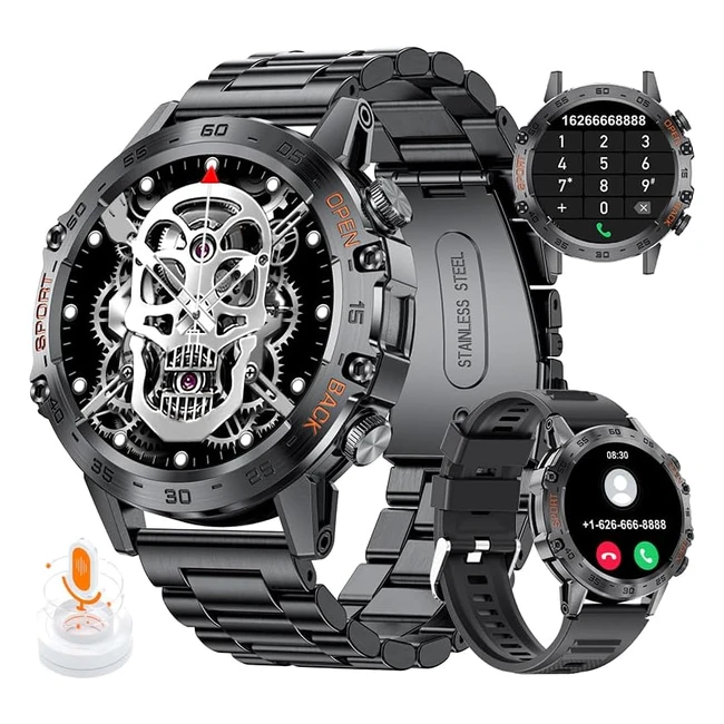 Reloj inteligente hombre Sunkta con llamadas y asistente de voz - Modelo 2023