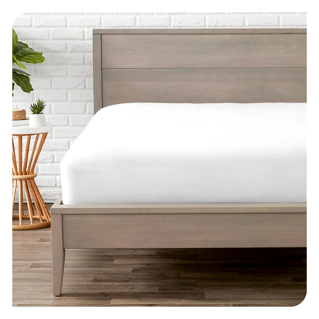 Sábana Bajera Ajustable Microfibra Premium 1800 Ultrasuave Sin Arrugas 90x200 Blanco