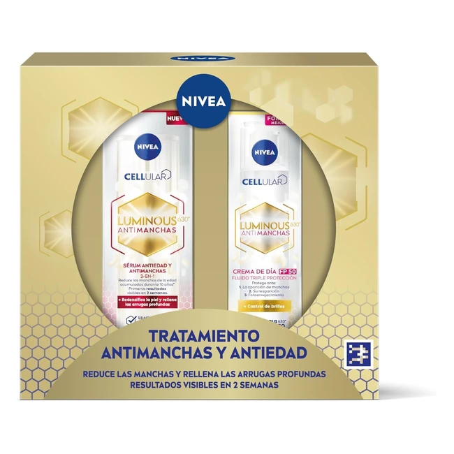 Nivea Cellular Luminous 630 Pack - Tratamiento Antimanchas y Antiedad