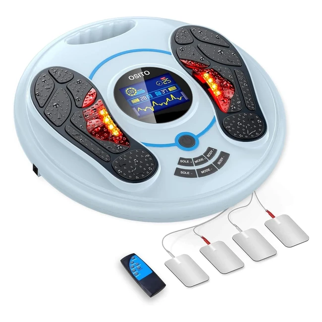 Stimulateur Circulatoire pour Jambes Osito - Massage Circulation Sanguine - 25 Modes 99 Niveaux - Soulagement Douleurs et Relaxation