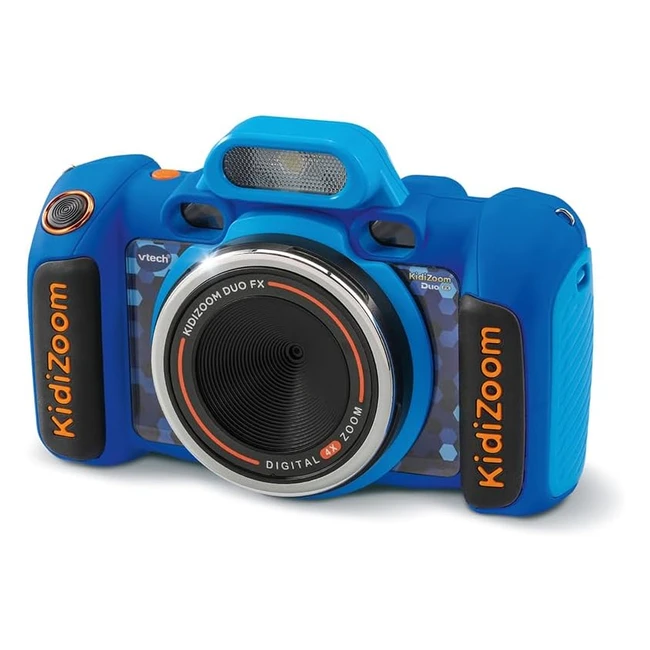 VTech Kidizoom Duo FX Bleu - Appareil photo enfant - Selfie, vidéo, filtres et effets rigolos - Cadeau enfant 4-12 ans