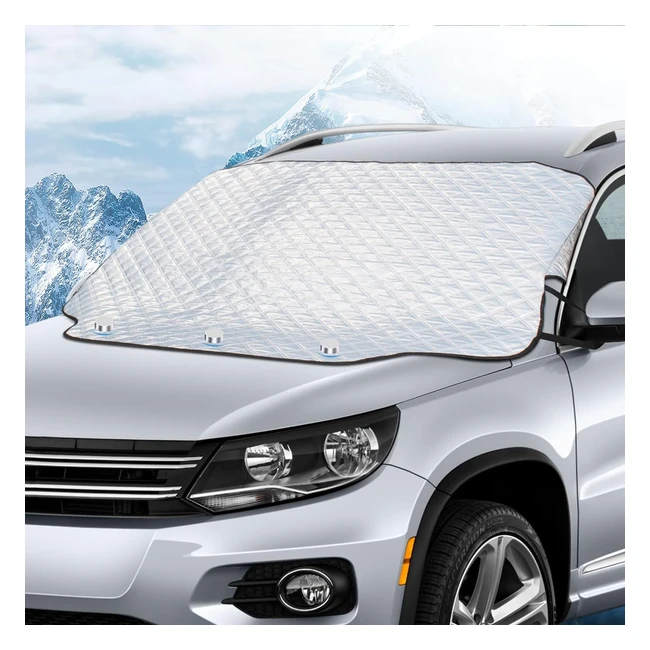 Copertura Parabrezza Auto Protezione Antighiaccio Gel e Neve - Moerae 183x116cm