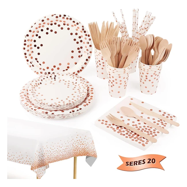 Juego de Vajilla Fiesta Cumpleaños - 161 Piezas - Mxtimwan