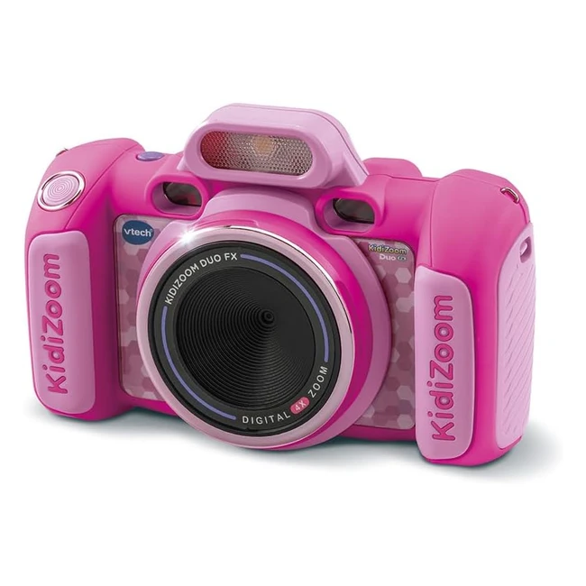 VTech Kidizoom Duo FX Rose - Appareil photo numérique enfant - Selfie, vidéo, filtres et effets rigolos - Cadeau enfant de 4 à 12 ans