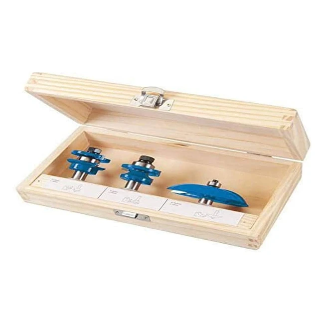 Silverline Serie TCT Fresa Punta 3 Pezzi - Taglia, Modella e Incanta