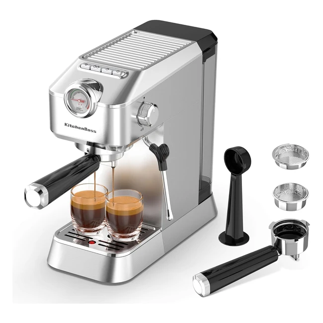 Macchina Caff Espresso Professionale 15 Bar - KitchenBoss