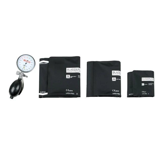 Gima Sfigmomanometro Sirio Kit - Misurazione Precisa della Pressione Arteriosa - Bracciali Pediatrico, Adulto e Large - Quadrante Grande - Ref. 32706