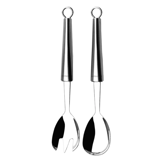 Set posate insalata Lagostina I Cucinieri 26 cm in acciaio inox 1810