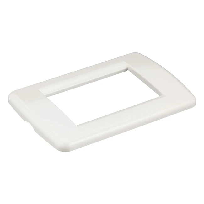 Placca Vimar Rond 3M Bianco Brillante - Design Moderno e Resistente