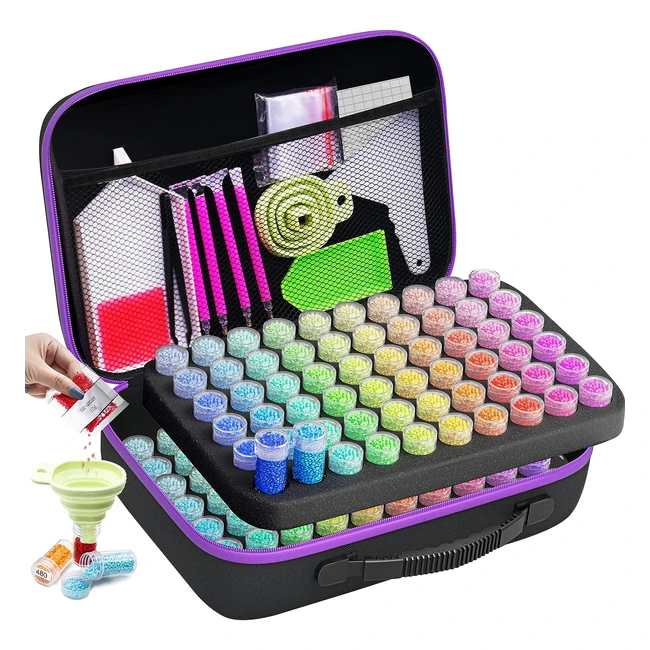 Kit completo de pintura de diamante 120 ranuras - ArtDot