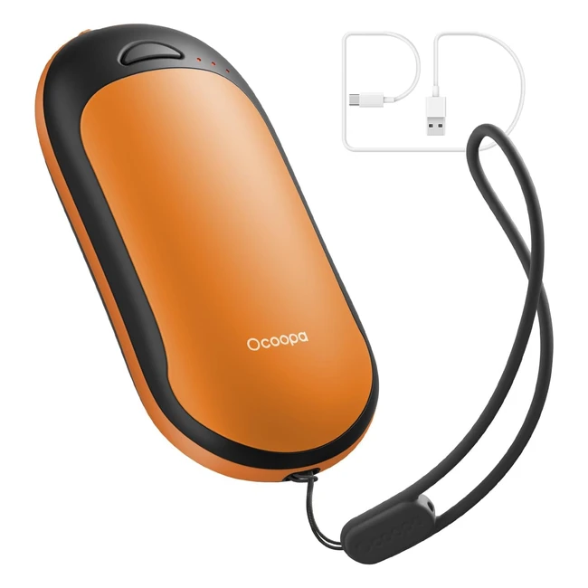 Calentador de Manos Recargable Ocoopa 5200mAh - Calor Instantáneo - Power Bank USB
