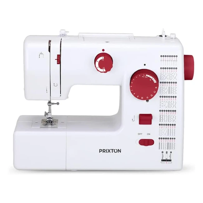 Máquina de Coser Profesional Prixton P130 - Velocidad Ajustable - 59 Puntadas