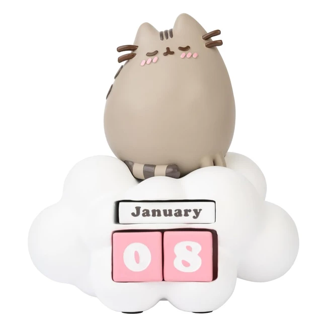 Calendario Perpetuo 3D Pusheen Love Collection - Figura Pusheen - Ideal Decoración Habitación Niña