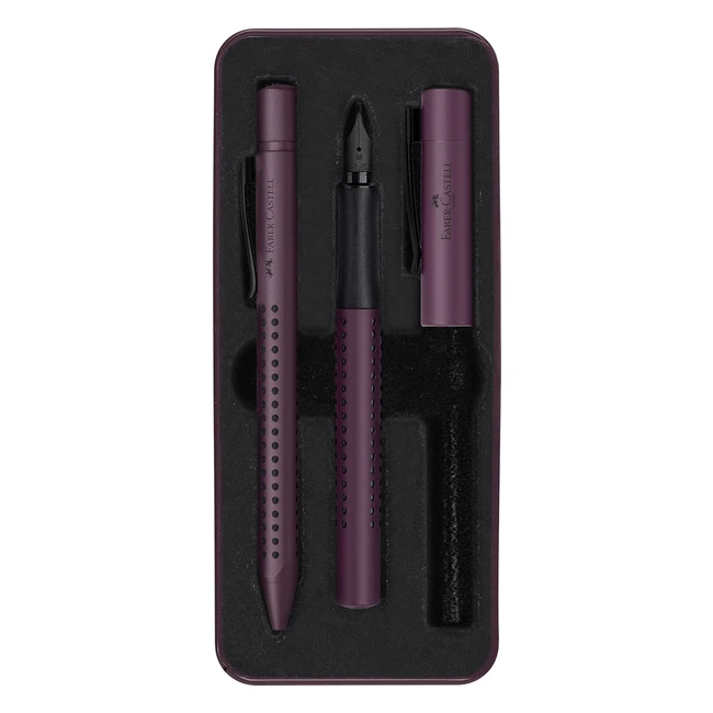 Set Faber-Castell 201530 Estilográfica M y Bolígrafo XB Frutos del Bosque