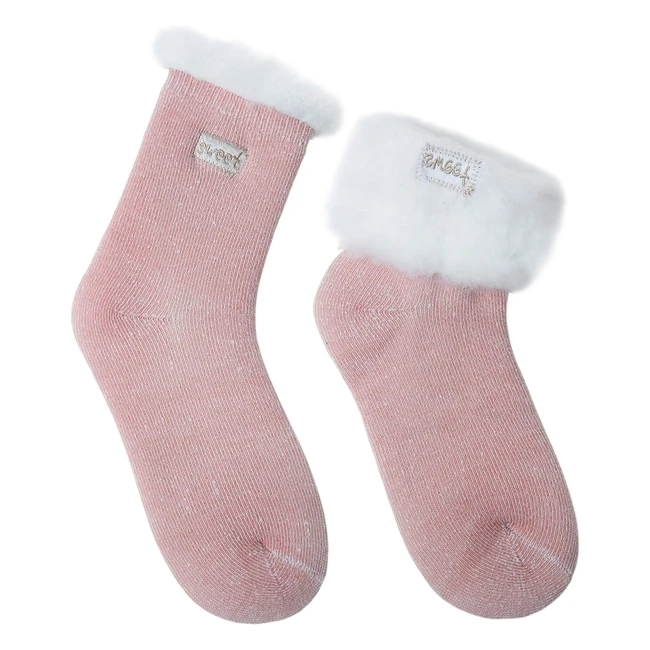 Chaussettes Femme Thermiques Jarseen - Lot de 2 - Chaudes et Douces - Hiver