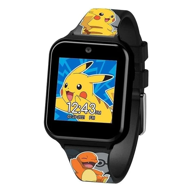Montre connectée Euroswan Pokemon pour enfants - Calendrier, alarme, chronomètre, photos, vidéos - Pok4231