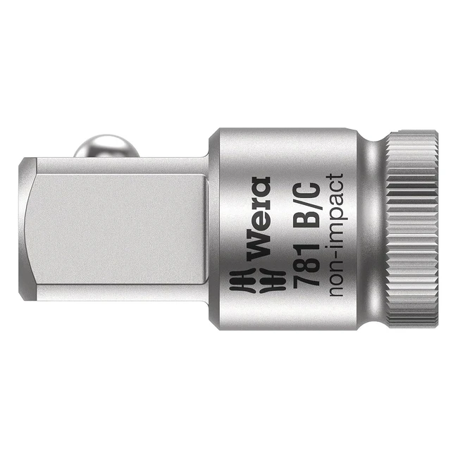 Wera 05042673001 - Parte di connessione 781 BC - Raccordo 38 12 x 36 mm - Cromat