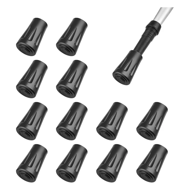 Embout en caoutchouc Otraki 612 pièces pour bâtons de marche nordique - Protège et réduit l'usure