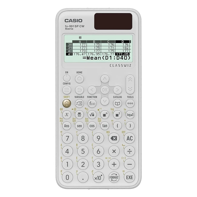 Calculadora cientfica Casio FX991SP CW - Recomendada para el currculum espa