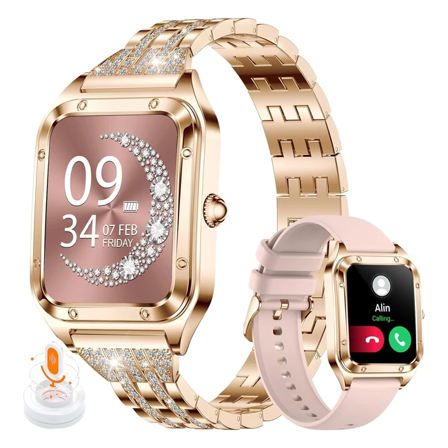 Reloj Inteligente Mujer Lige 159 con Llamadas y Asistente de Voz - Smartwatch Deportivo