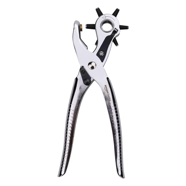 Set de poinon cuir rotatif avec embouts multi tailles - Amazon Basics