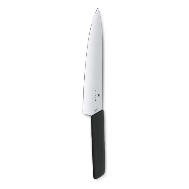 Coltello da intaglio diritto Victorinox Swiss Modern nero