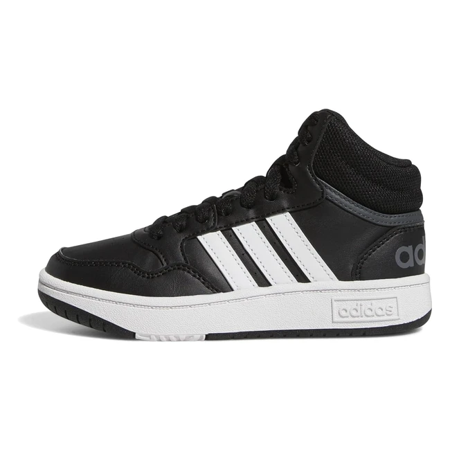 Zapatos de baloncesto adidas Hoops Mid 30 - NegroBlancoGris - Talla 34 EU
